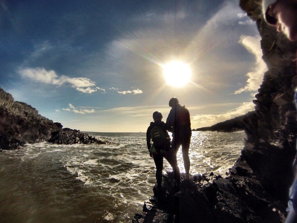 coasteering wales